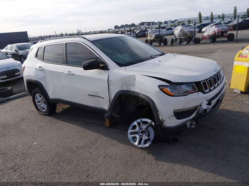 2019 JEEP COMPAS SPORT FWD | 3C4NJCAB8KT614661 | UPCARS