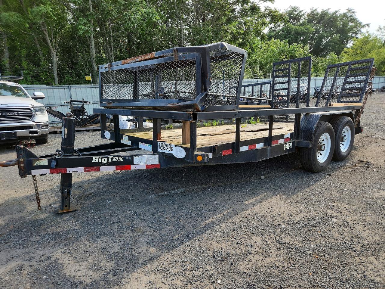 2017 BIGTEX UNKNOWN BIG TEX 14PI-16 EQUIPMENT TRAILER | 16VPX1627H2041271 | UPCARS