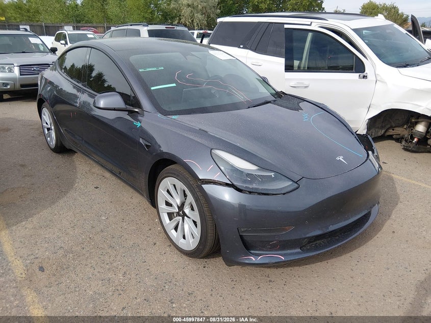 2022 TESLA MODEL 3 LONG RANGE DUAL MOTOR ALL-WHEEL DRIVE | 5YJ3E1EB1NF294984 | UPCARS