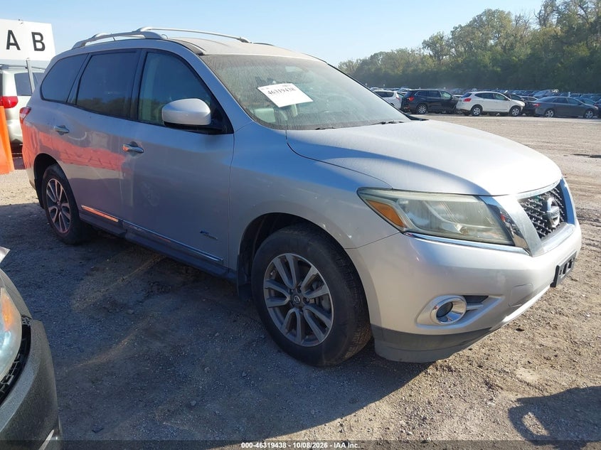 2014 NISSAN PATHFINDER HYBRID SL | 5N1CR2MNXEC661234 | UPCARS