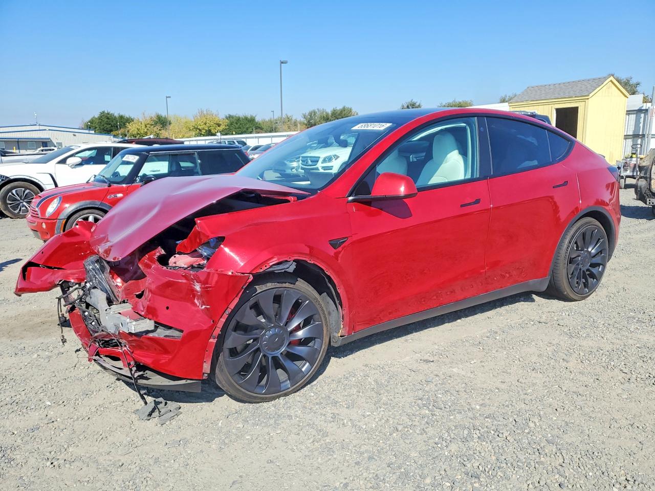 2022 TESLA MODEL Y | 7SAYGDEF8NF546866 | UPCARS