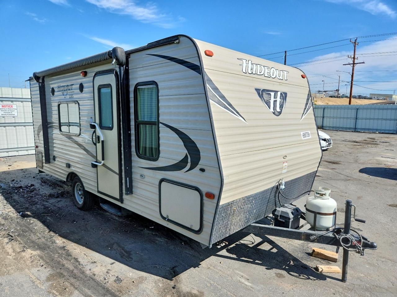 2016 KEYSTONE HIDEOUT CAMPER | 4YDT17817G7204504 | UPCARS