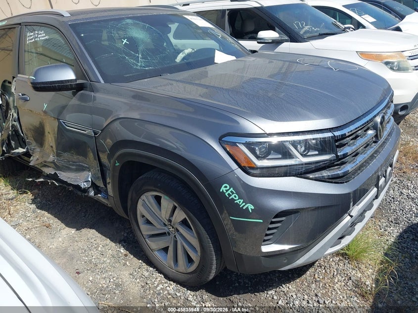 2021 VOLKSWAGEN ATLAS CROSS SPORT 3.6L V6 SE W/TECHNOLOGY | 1V2JE2CA0MC231103 | UPCARS