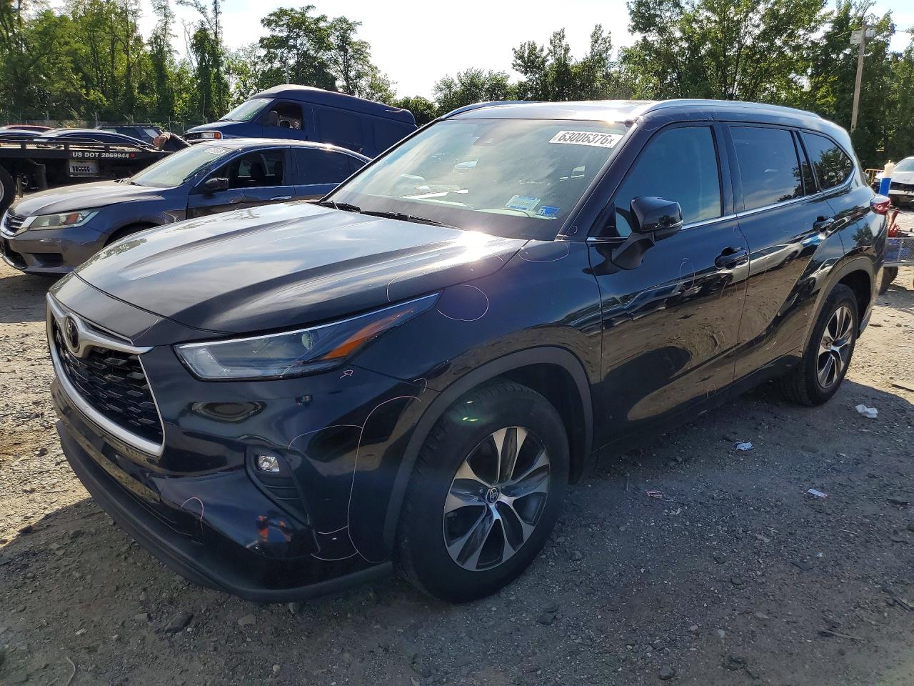 2021 TOYOTA HIGHLANDER XLE | 5TDGZRAH1MS515640 | UPCARS