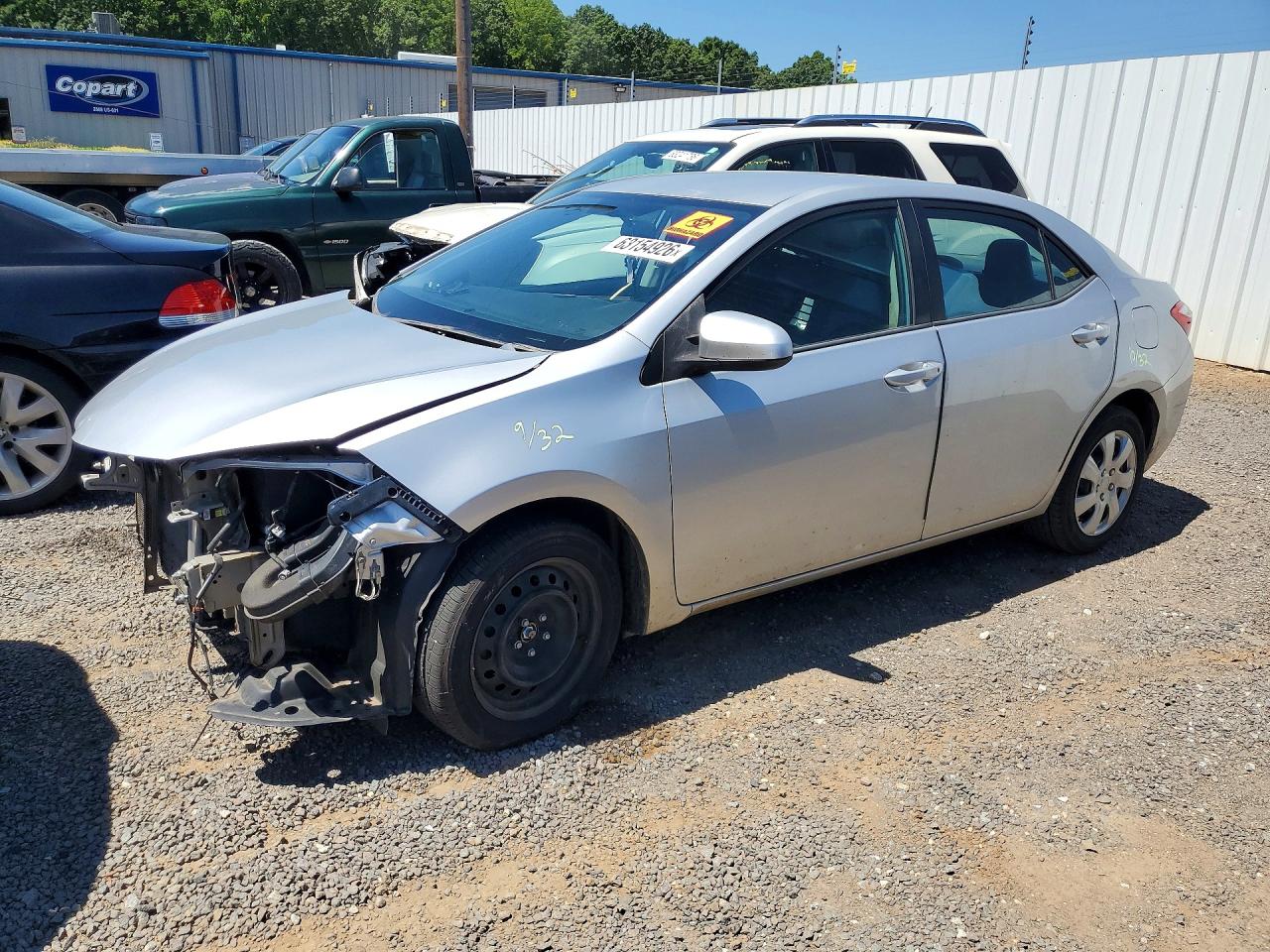 2015 TOYOTA COROLLA LE | 5YFBURHEXFP288576 | UPCARS