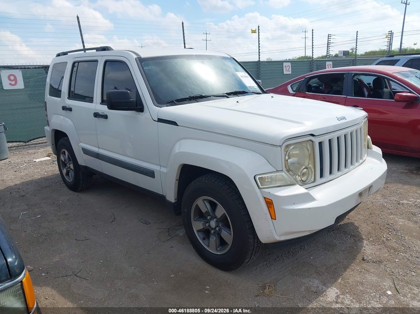 2008 JEEP LIBERTY SPORT | 1J8GP28K08W137663 | UPCARS