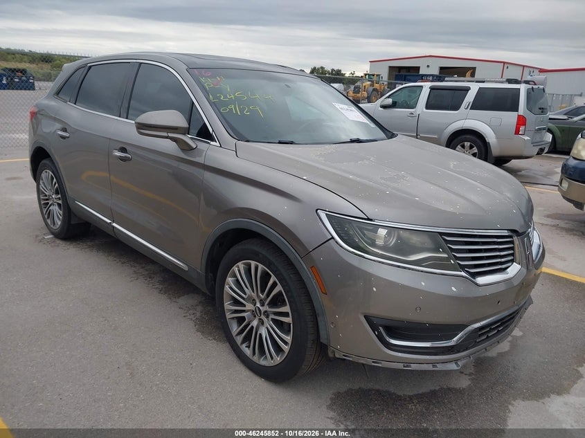 2016 LINCOLN MKX RESERVE | 2LMTJ8LR9GBL24544 | UPCARS