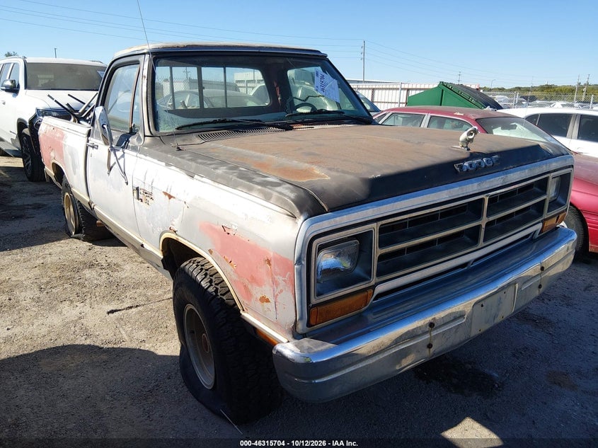 1987 DODGE W-SERIES W150 | 1B7HW14TXHS327601 | UPCARS
