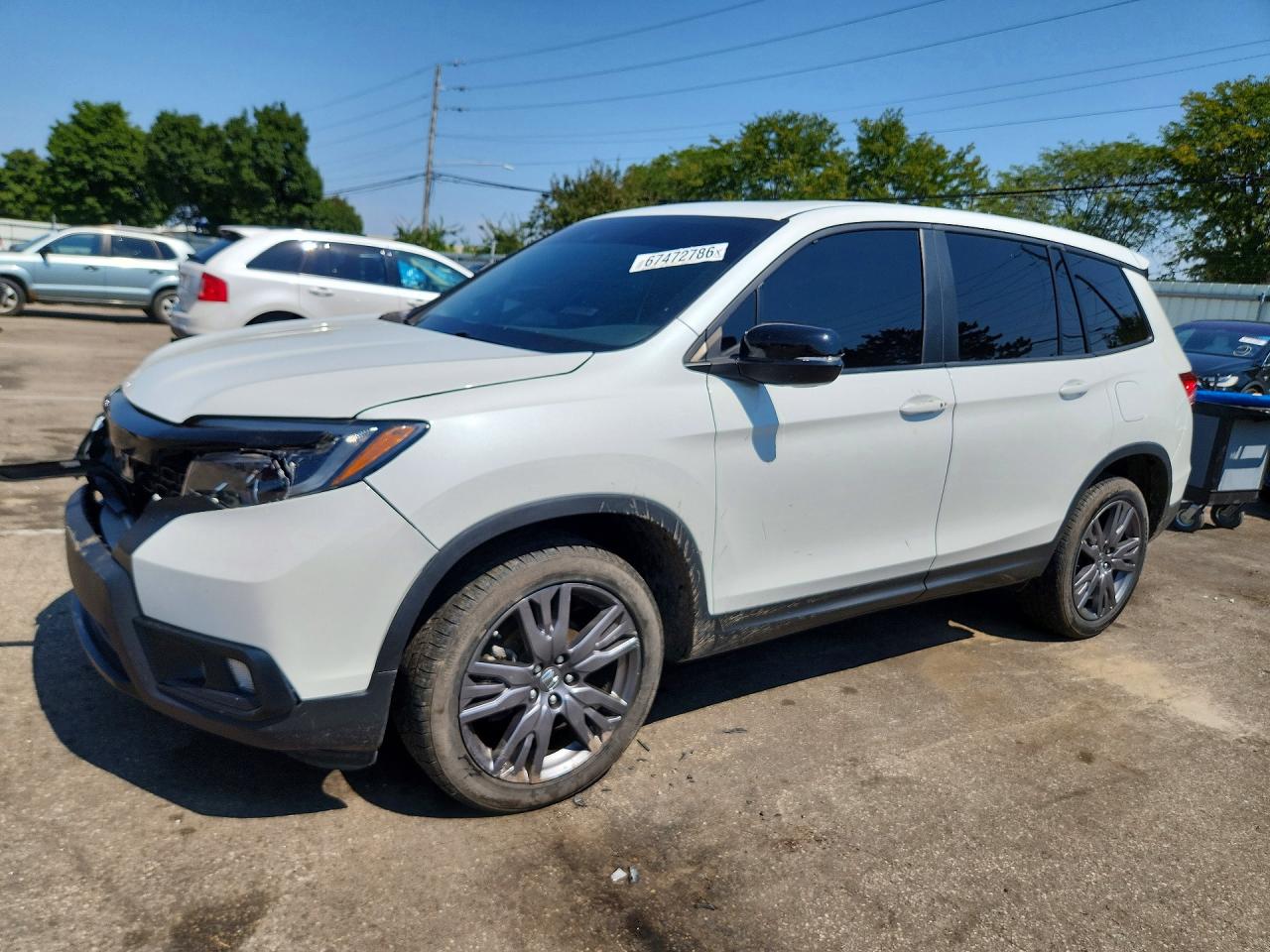 2020 HONDA PASSPORT EXL | 5FNYF8H55LB005197 | UPCARS