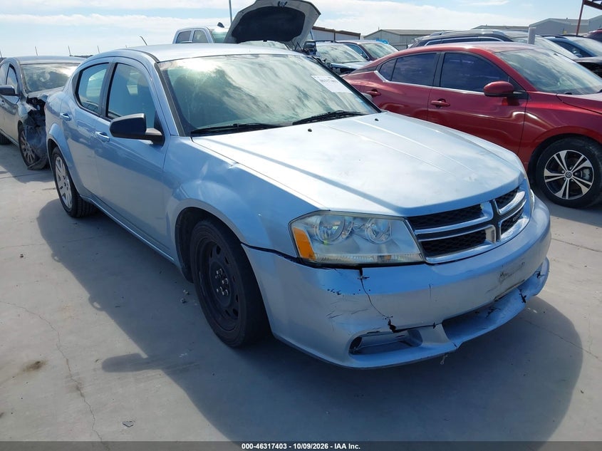 2013 DODGE AVENGER SE | 1C3CDZAB7DN653802 | UPCARS