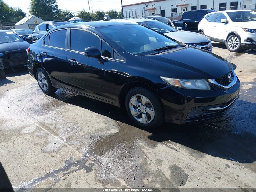 2013 HONDA CIVIC LX | 2HGFB2F57DH535624 | UPCARS