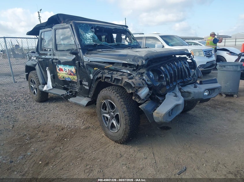 2018 JEEP WRANGLER UNLIMITED SPORT S 4X4 | 1C4HJXDG1JW142940 | UPCARS