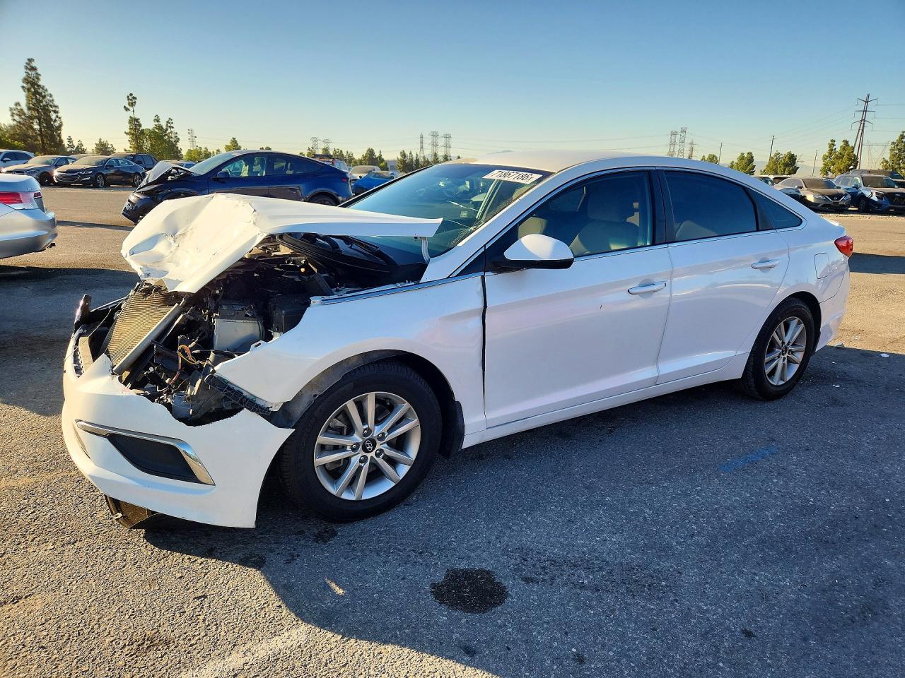 2017 HYUNDAI SONATA SE | 5NPE24AFXHH589969 | UPCARS