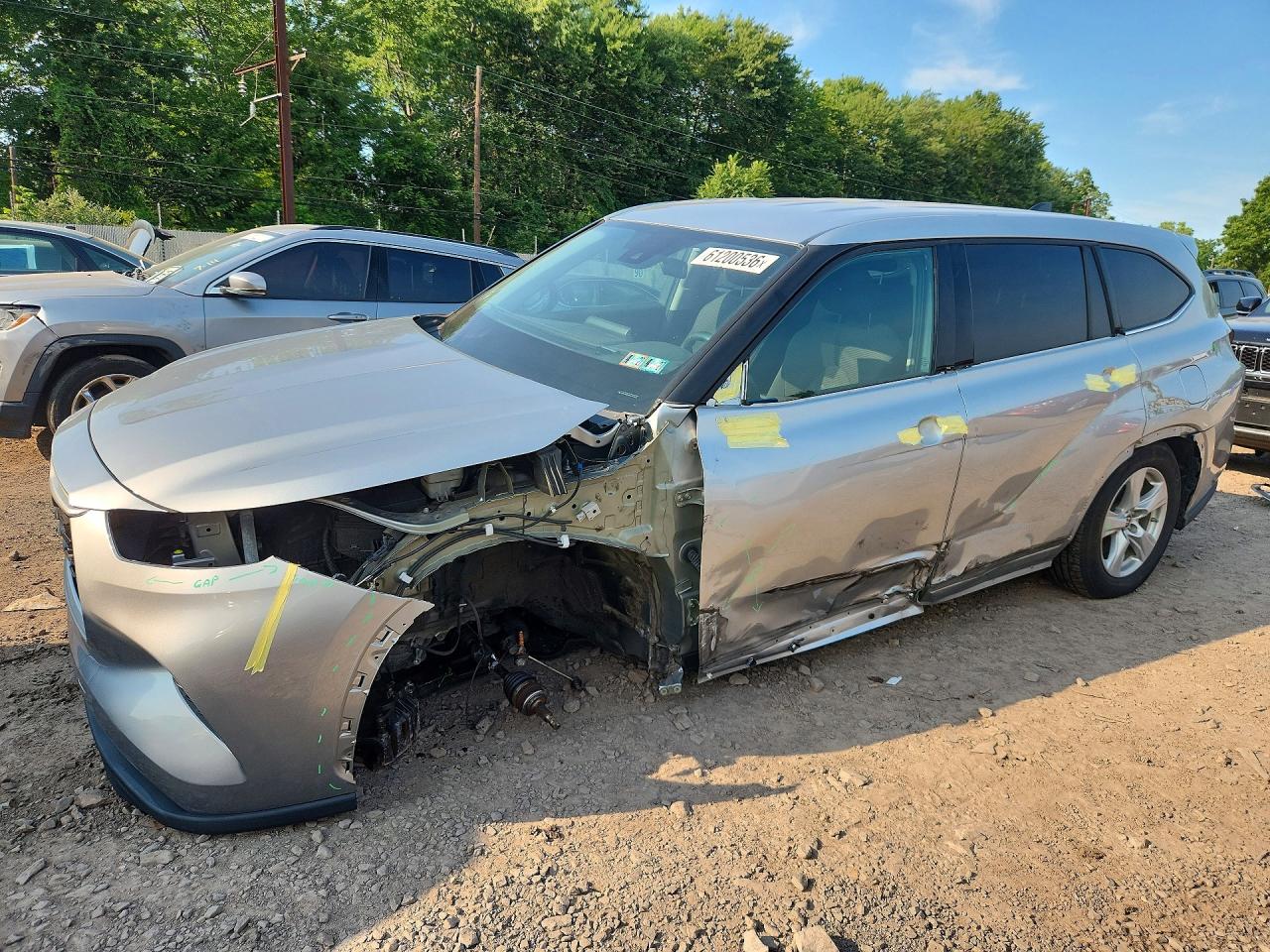 2022 TOYOTA HIGHLANDER LE | 5TDBZRBH8NS183643 | UPCARS