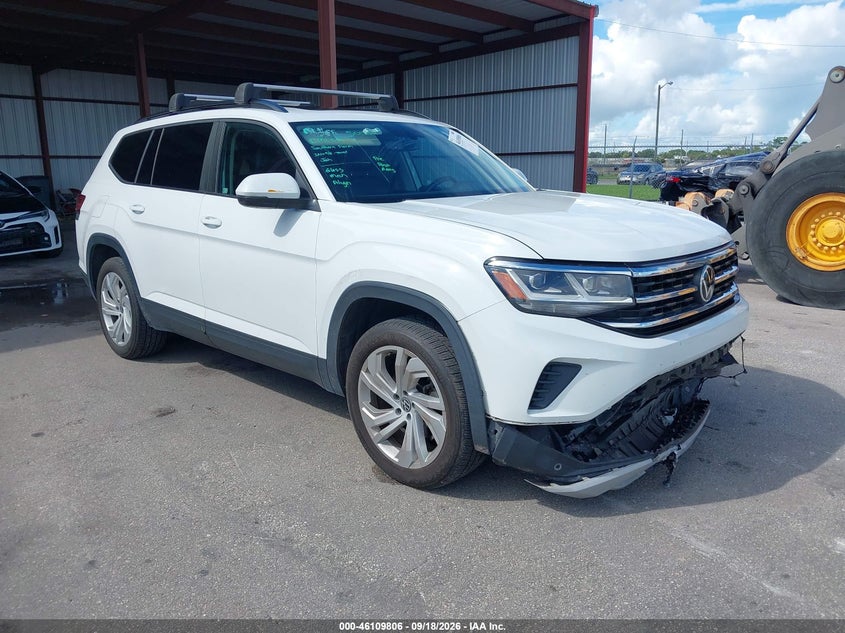 2021 VOLKSWAGEN ATLAS 3.6L V6 SE W/TECHNOLOGY | 1V2JR2CA6MC602592 | UPCARS