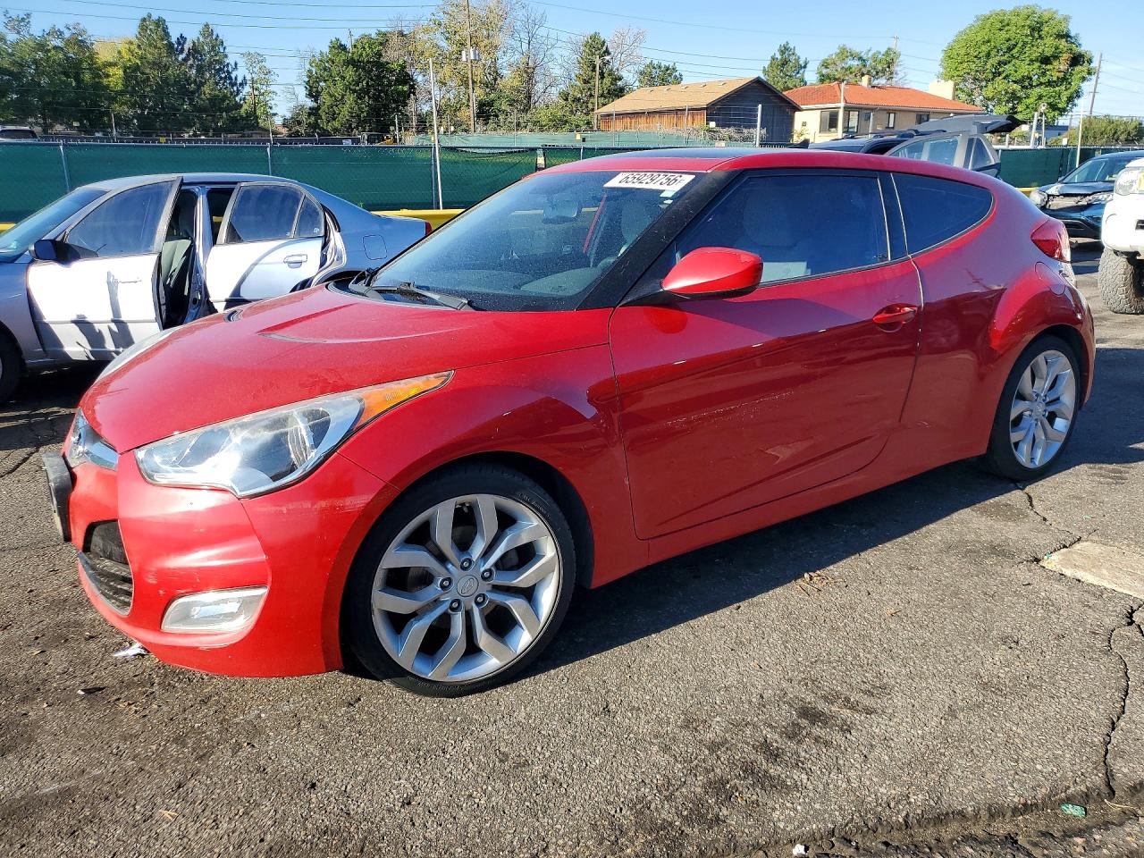 2012 HYUNDAI VELOSTER BASE | KMHTC6AD5CU049888 | UPCARS
