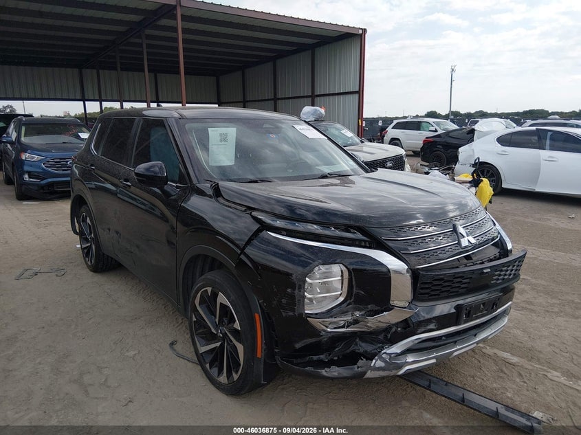 2022 MITSUBISHI OUTLANDER BLACK EDITION 2WD/SE 2.5 2WD/SE LAUNCH EDITION 2WD | JA4J3UA84NZ089219 | UPCARS