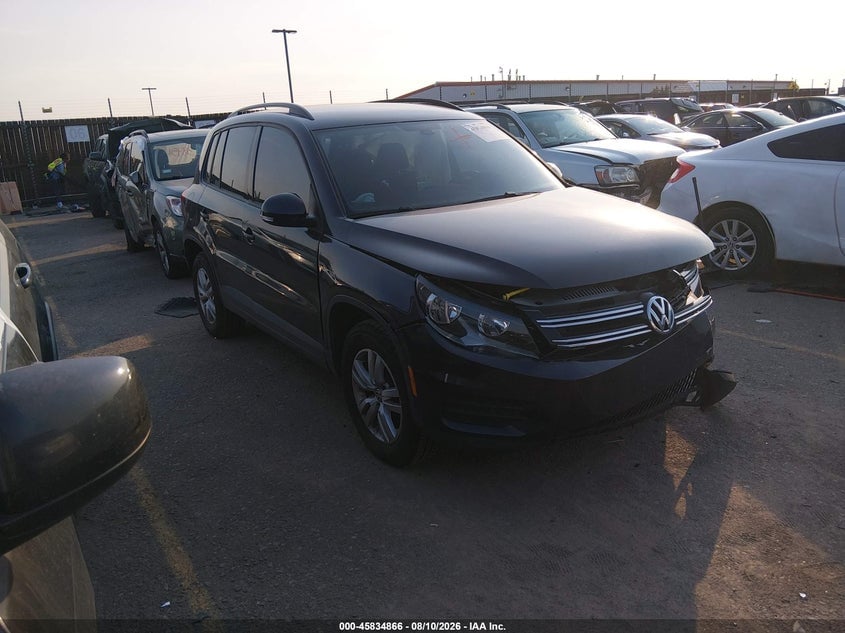 2016 VOLKSWAGEN TIGUAN S | WVGBV7AX6GW599522 | UPCARS