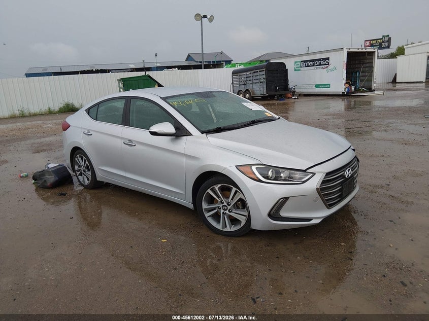 2017 HYUNDAI ELANTRA LIMITED | KMHD84LFXHU065956 | UPCARS
