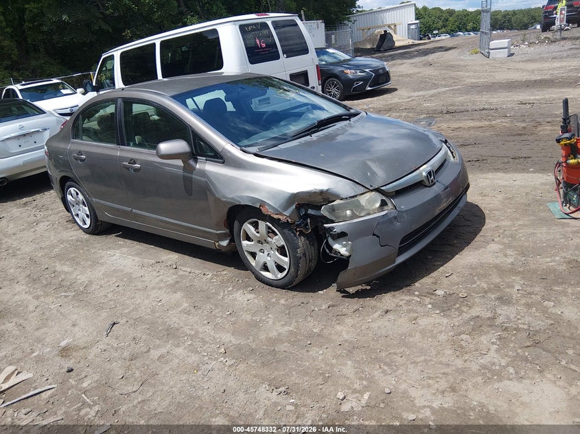 2006 HONDA CIVIC LX | 2HGFA16536H526855 | UPCARS