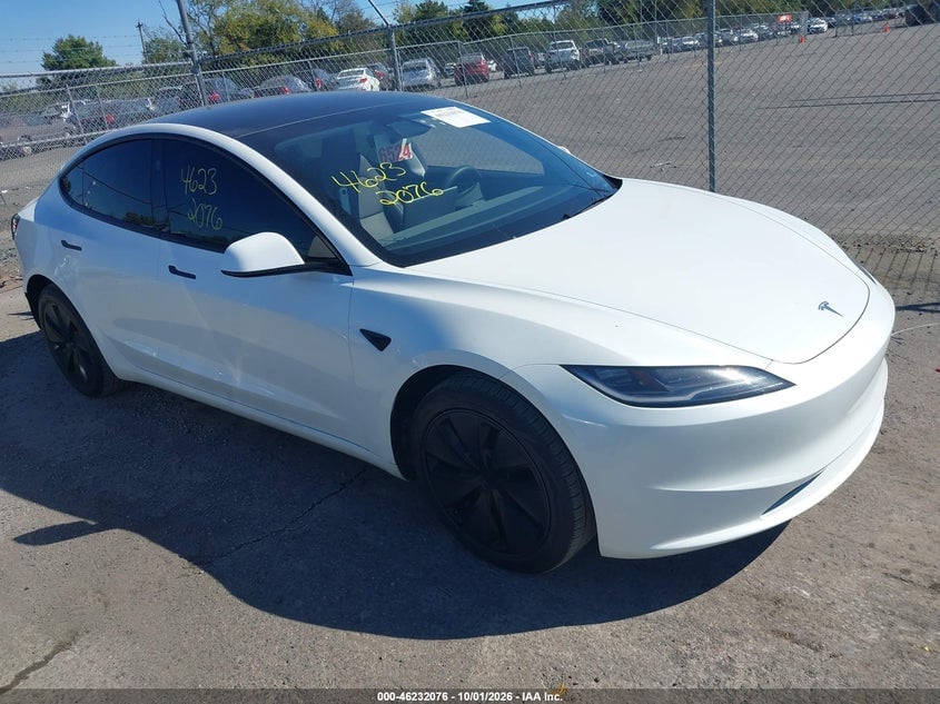 2025 TESLA MODEL 3 LONG RANGE REAR-WHEEL DRIVE/STANDARD REAR-WHEEL DRIVE | 5YJ3E1EA3SF010354 | UPCARS