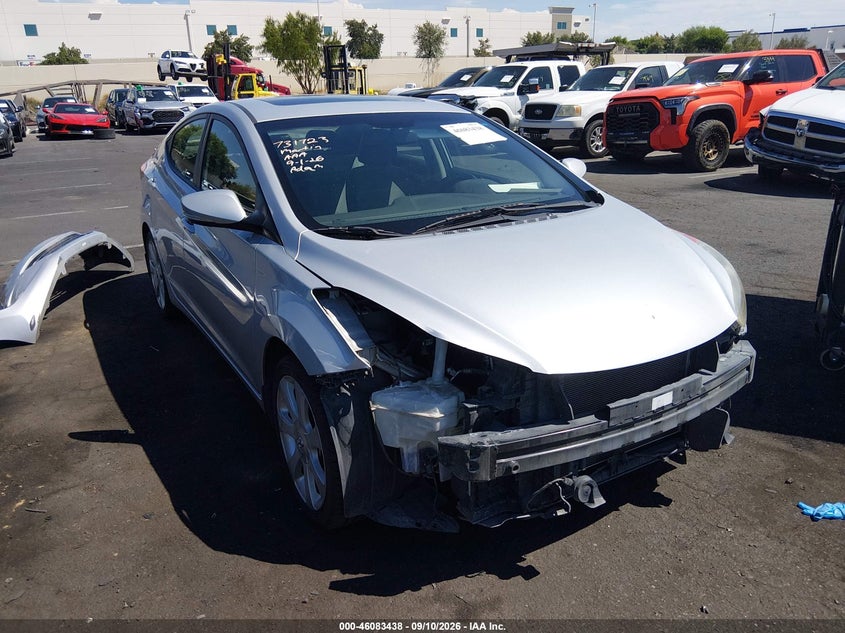 2013 HYUNDAI ELANTRA LIMITED | KMHDH4AE3DU873067 | UPCARS