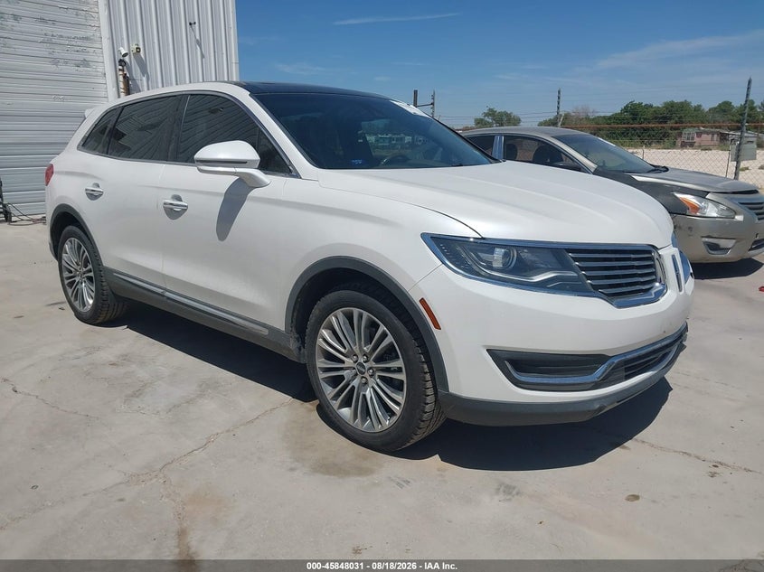 2016 LINCOLN MKX RESERVE | 2LMTJ6LR2GBL62248 | UPCARS