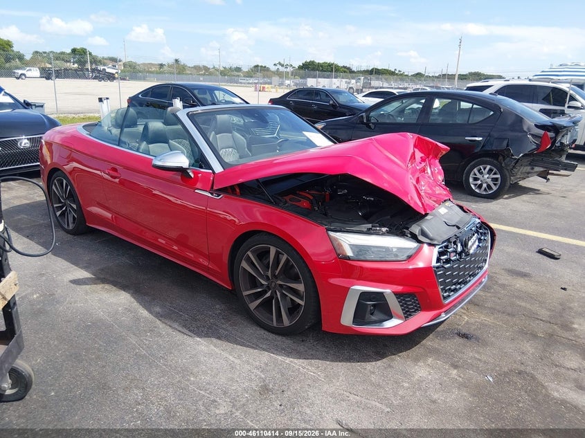 2022 AUDI S5 CABRIOLET PREMIUM TFSI QUATTRO TIPTRONIC | WAU24GF59NN004760 | UPCARS