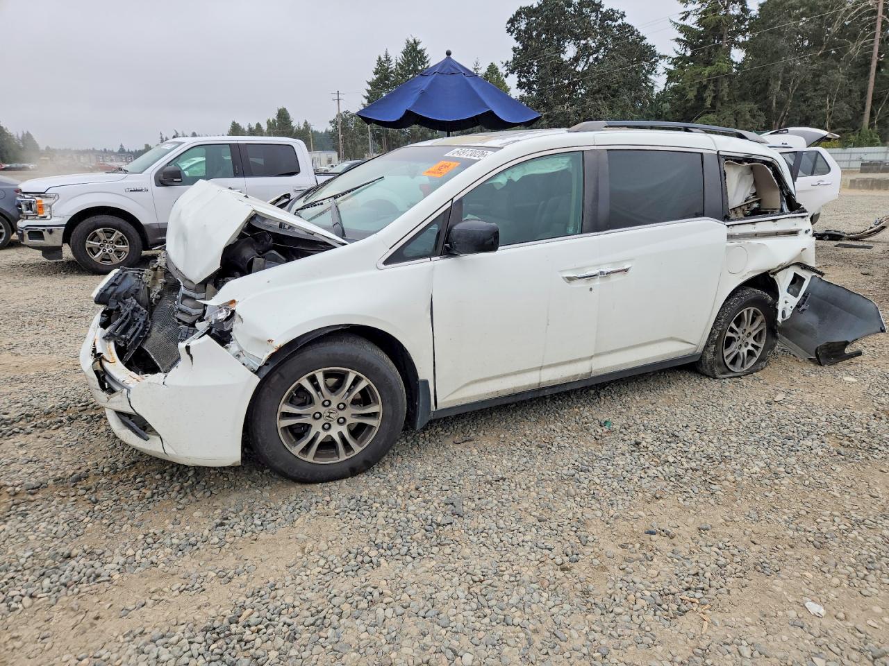 2012 HONDA ODYSSEY EXL | 5FNRL5H62CB026190 | UPCARS