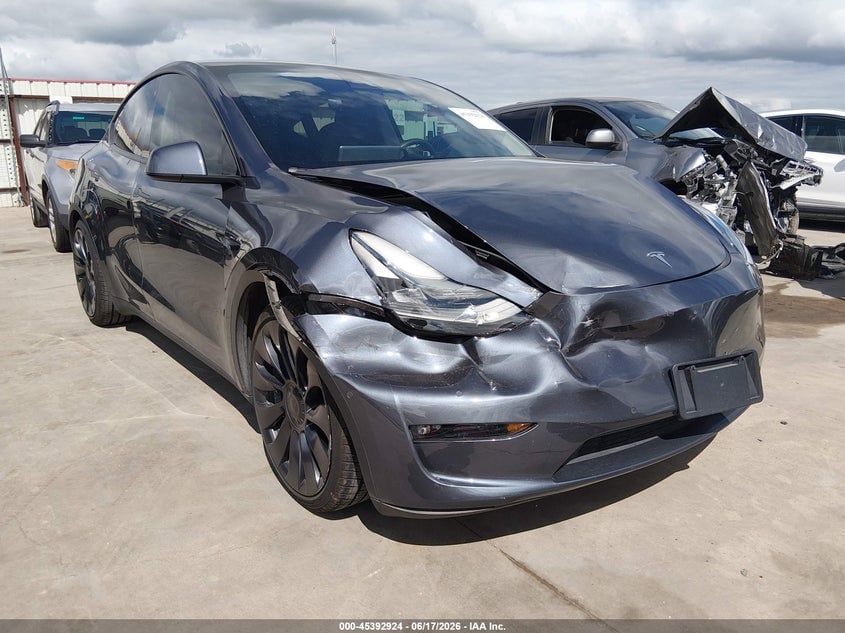 2022 TESLA MODEL Y PERFORMANCE DUAL MOTOR ALL-WHEEL DRIVE | 7SAYGDEF3NF523866 | UPCARS