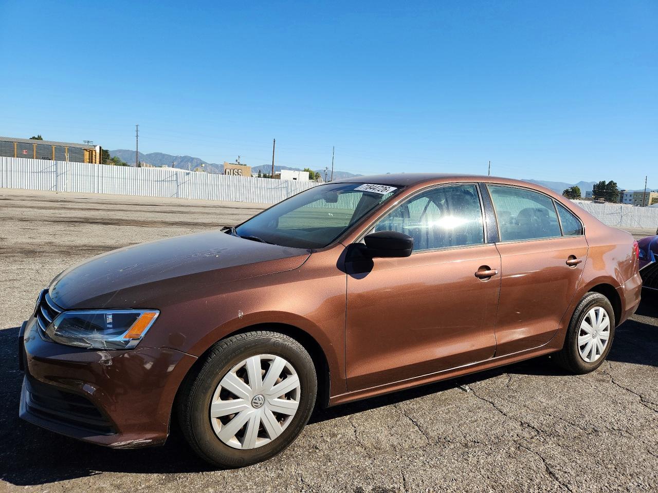 2016 VOLKSWAGEN JETTA S | 3VW267AJ7GM349278 | UPCARS