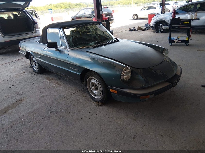 1986 ALFA ROMEO VELOCE 2000 SPIDER | ZARBA5419G1036902 | UPCARS
