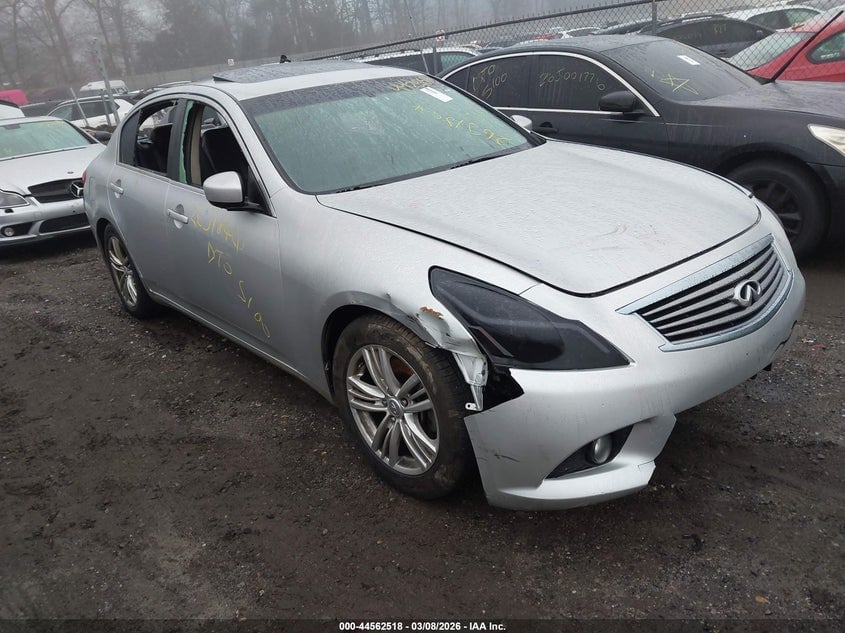 2012 INFINITI G25 JOURNEY | JN1DV6AP9CM812608 | UPCARS