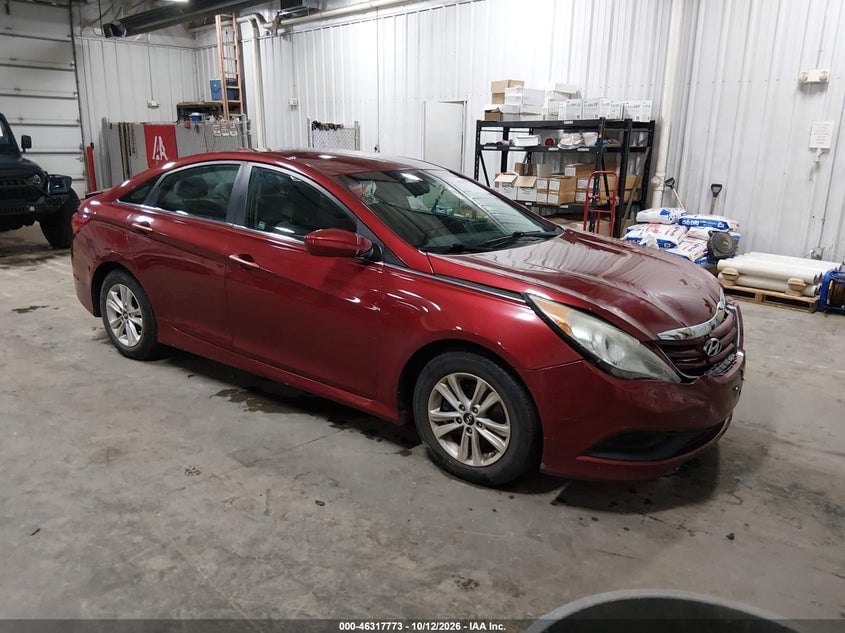 2014 HYUNDAI SONATA GLS | 5NPEB4AC5EH936898 | UPCARS