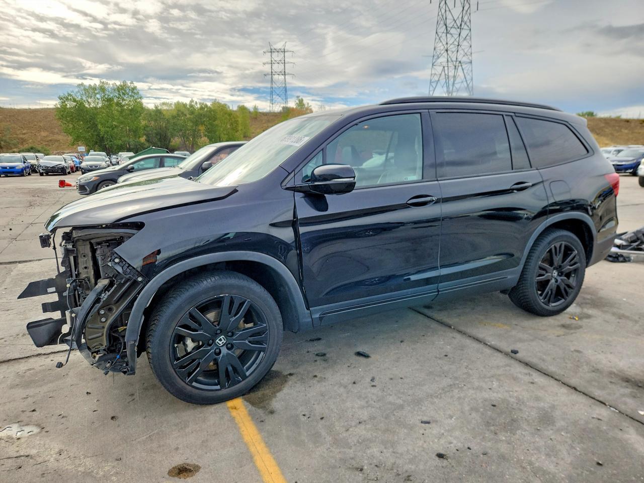 2022 HONDA PILOT BLACK | 5FNYF6H79NB005552 | UPCARS