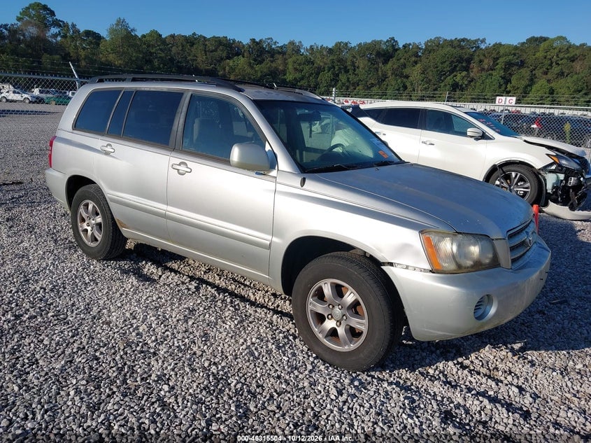 2001 TOYOTA HIGHLANDER V6 | JTEGF21A510022735 | UPCARS