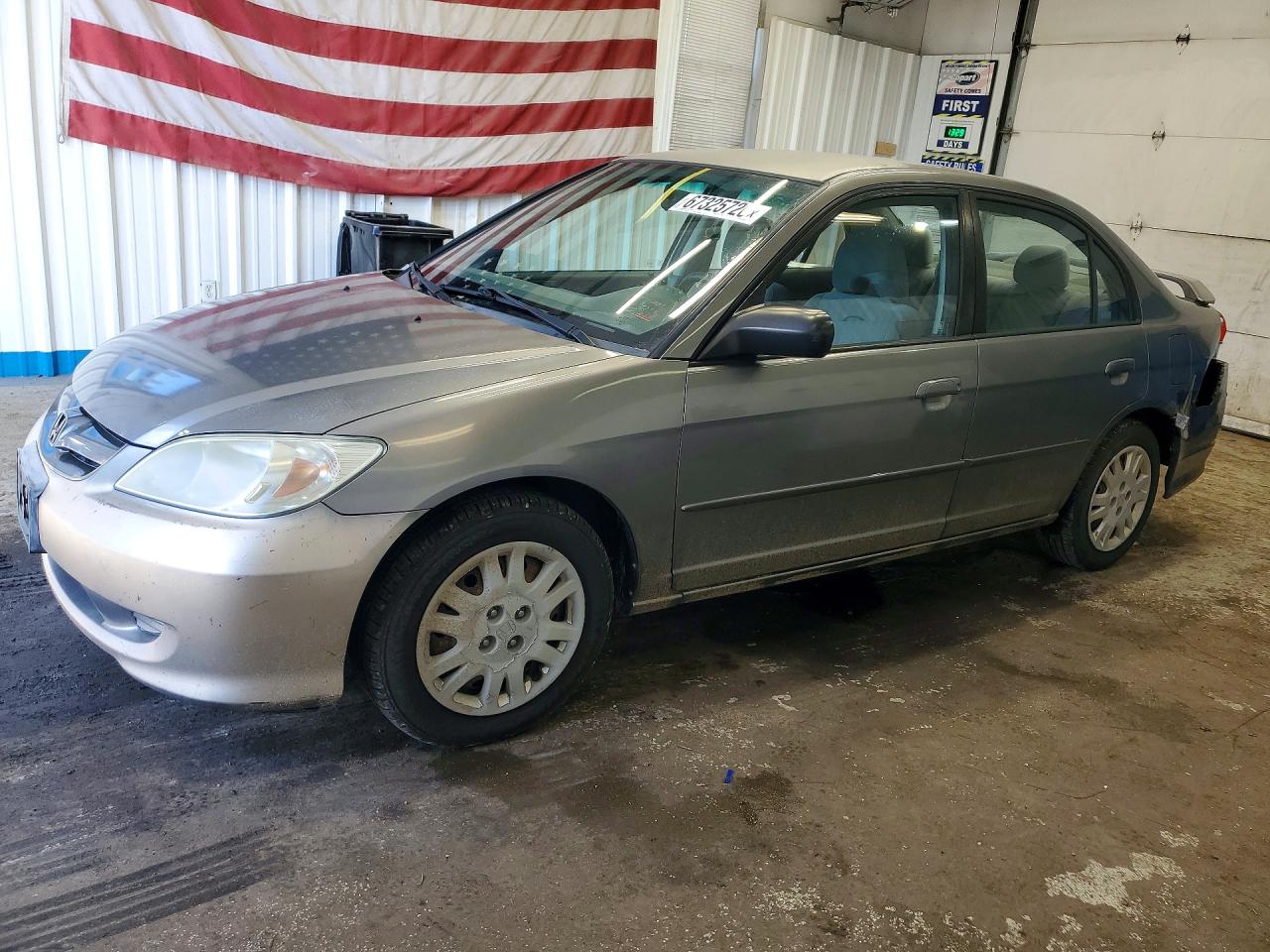 2005 HONDA CIVIC LX | 2HGES16595H528424 | UPCARS