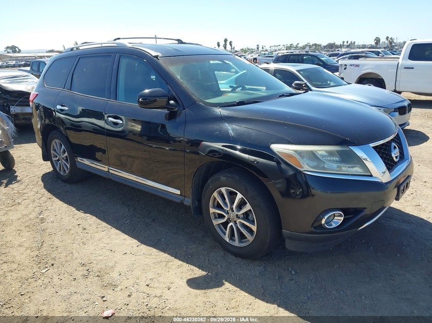 2013 NISSAN PATHFINDER SL | 5N1AR2MN4DC620085 | UPCARS