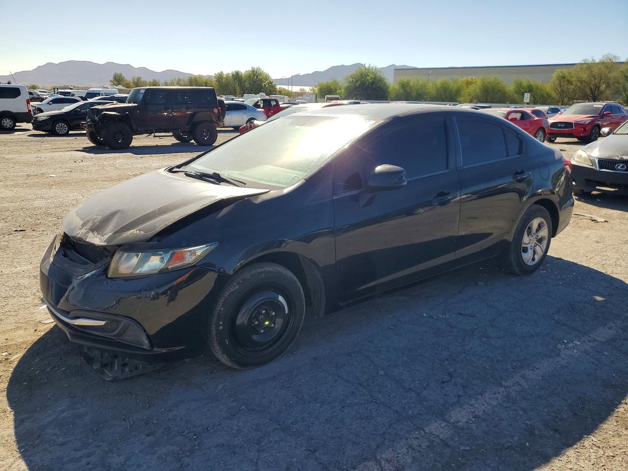 2013 HONDA CIVIC LX | 19XFB2F51DE069201 | UPCARS