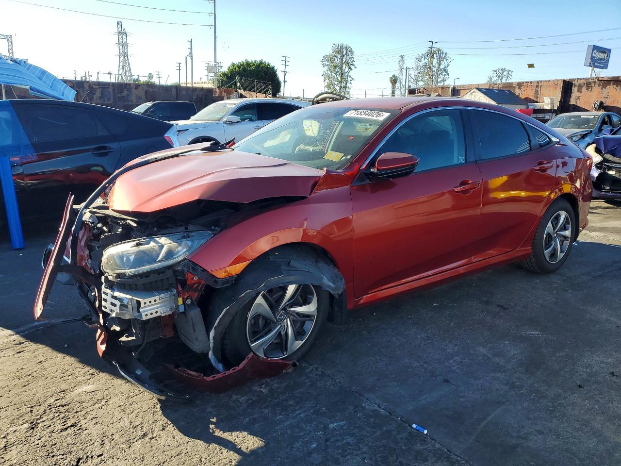 2019 HONDA CIVIC LX | 2HGFC2F66KH516906 | UPCARS