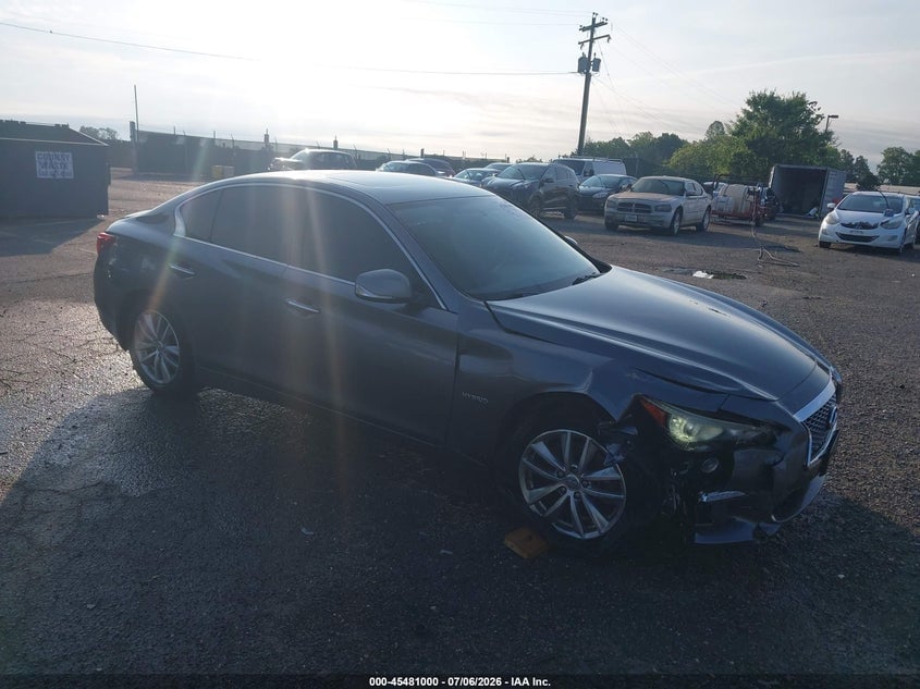 2015 INFINITI Q50 HYBRID PREMIUM | JN1AV7AR3FM850477 | UPCARS