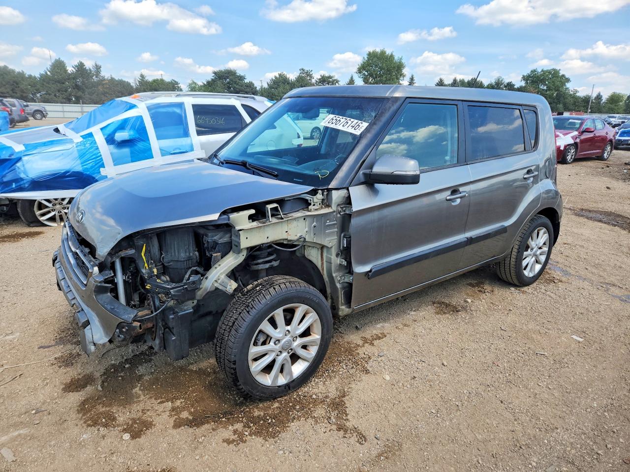 2013 KIA SOUL + | KNDJT2A63D7525383 | UPCARS