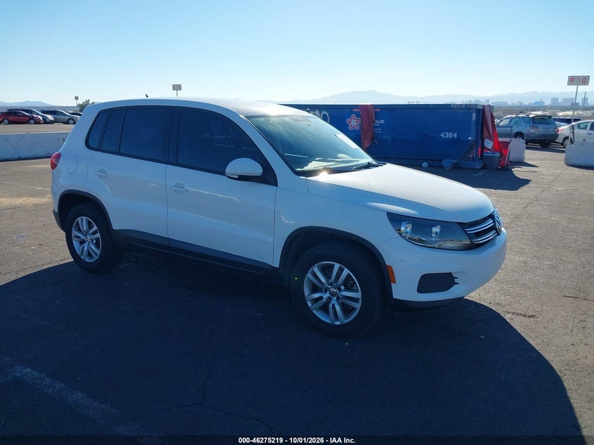 2013 VOLKSWAGEN TIGUAN S | WVGAV3AX1DW562409 | UPCARS