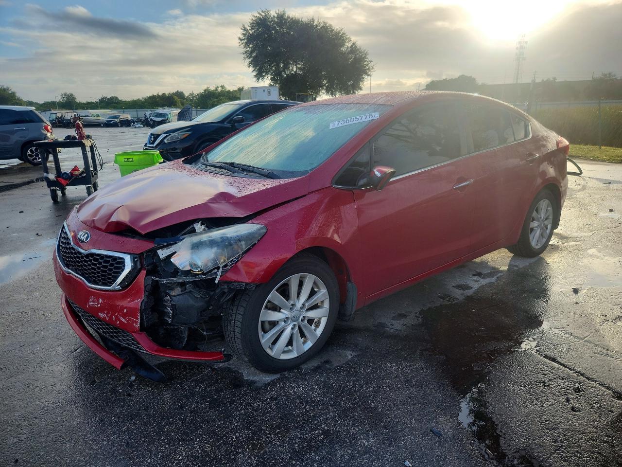 2015 KIA FORT EX | KNAFX4A88F5345349 | UPCARS