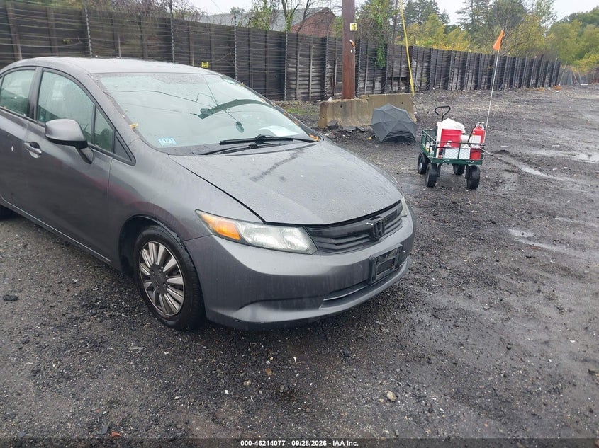 2012 HONDA CIVIC LX | 2HGFB2F53CH603187 | UPCARS