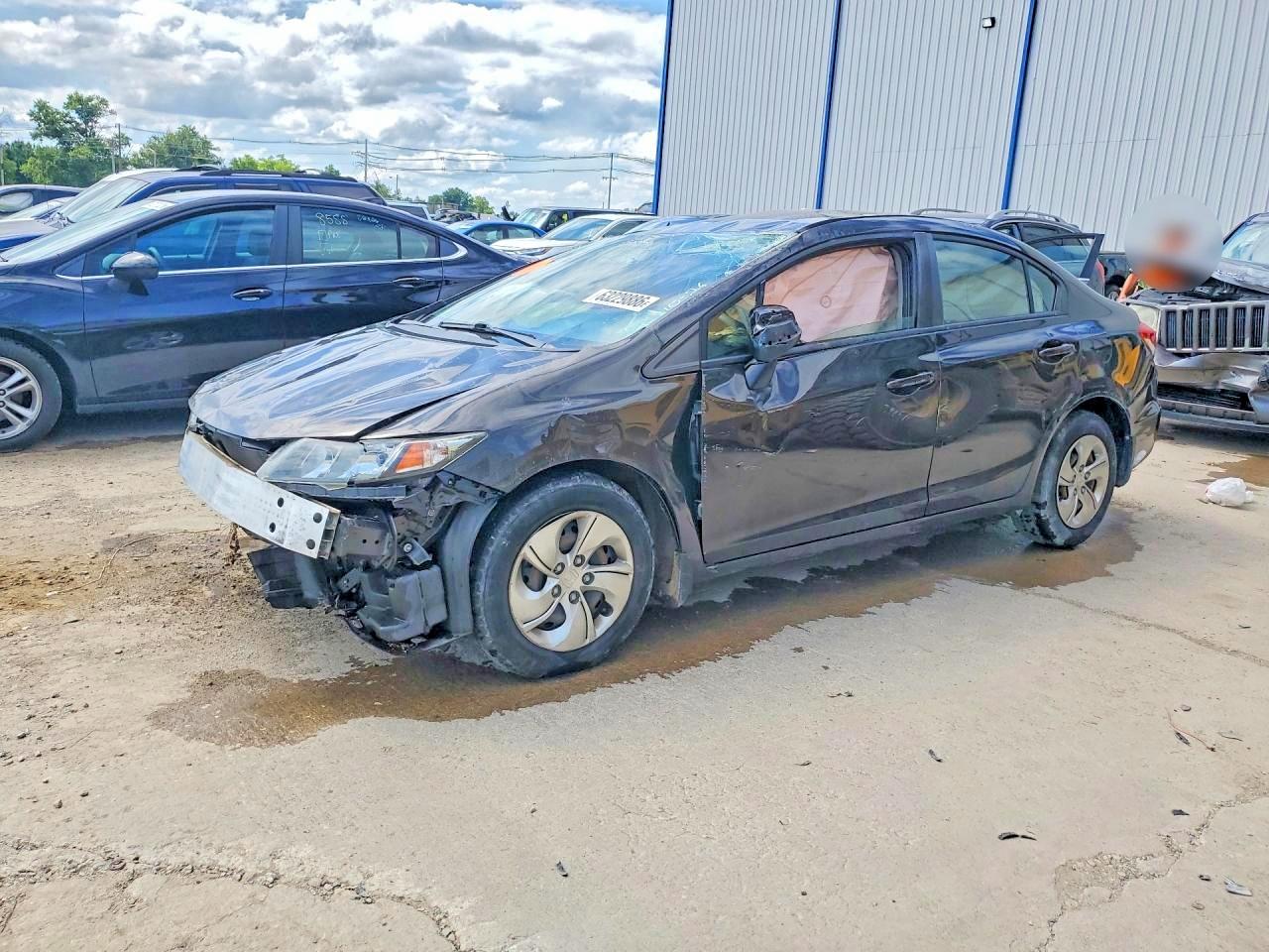 2013 HONDA CIVIC LX | 19XFB2F5XDE018652 | UPCARS