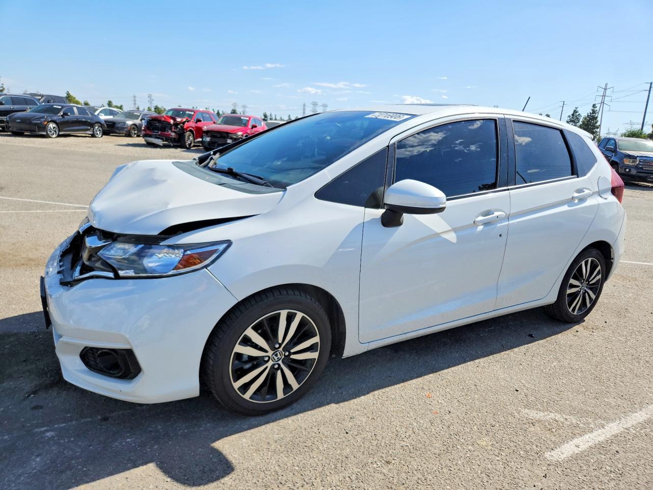 2019 HONDA FIT EX | 3HGGK5H83KM735329 | UPCARS