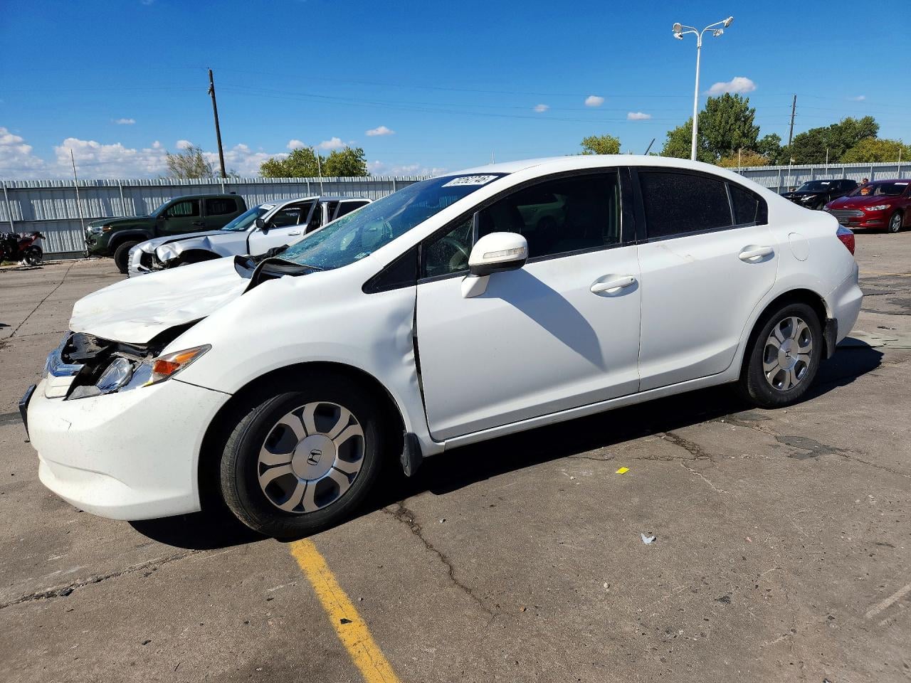 2012 HONDA CIVIC HYBRID | JHMFB4F23CS008654 | UPCARS