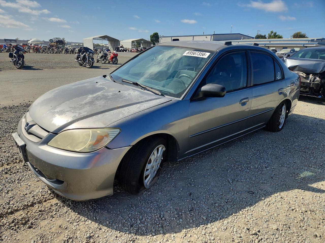 2005 HONDA CIVIC LX | 2HGES15575H614672 | UPCARS