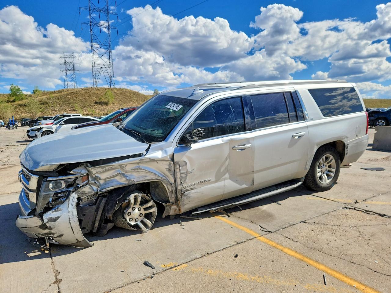 2017 CHEVROLET SUBURBAN K1500 LT | 1GNSKHKCXHR331921 | UPCARS